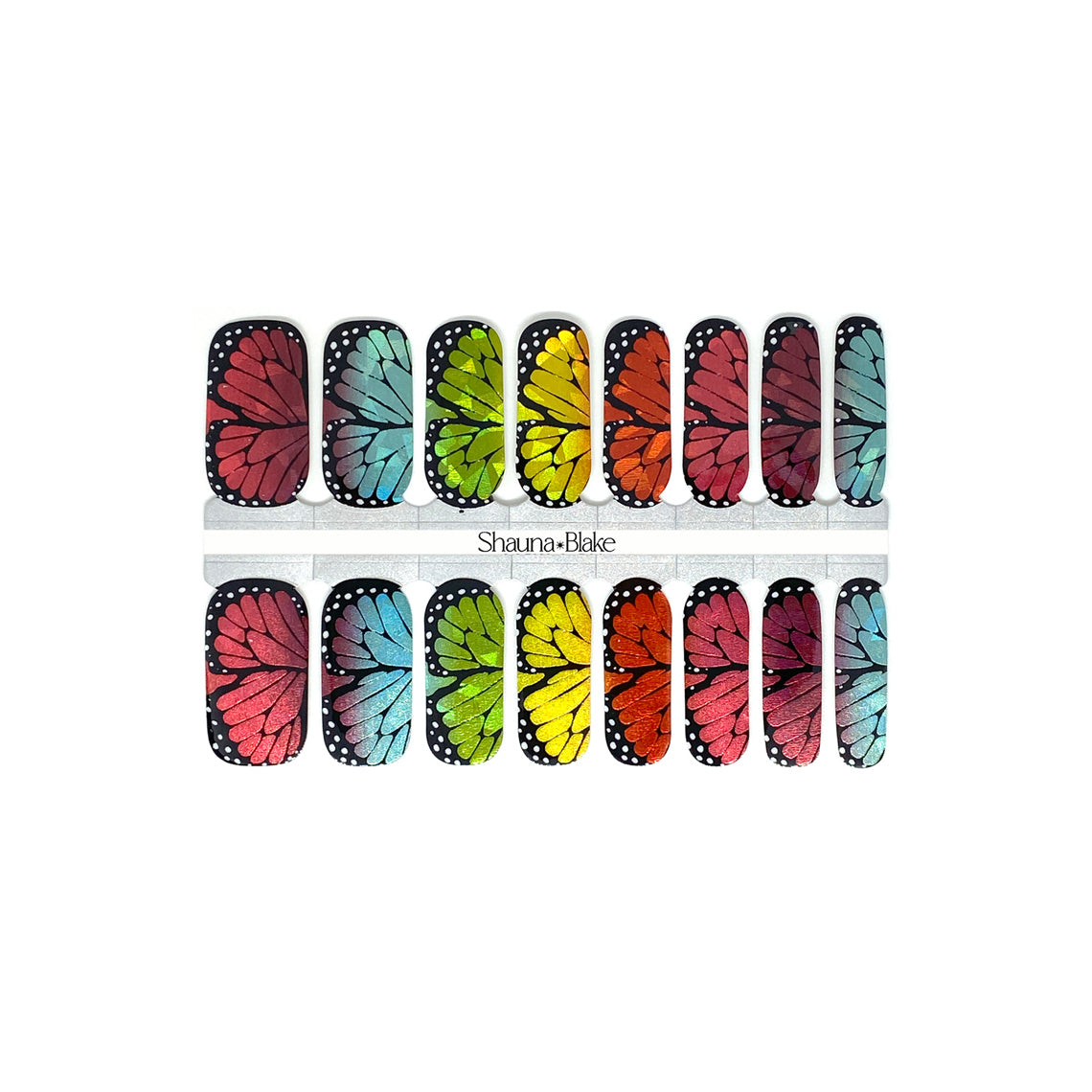 Winged Beauty Exclusive Design Nail Wraps (HOLO)