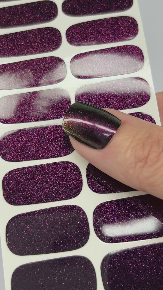 Mystic Merlot Exclusive Nail Wraps (Color Shift)