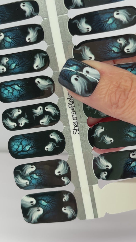 Spectral Night Exclusive Design Nail Wraps
