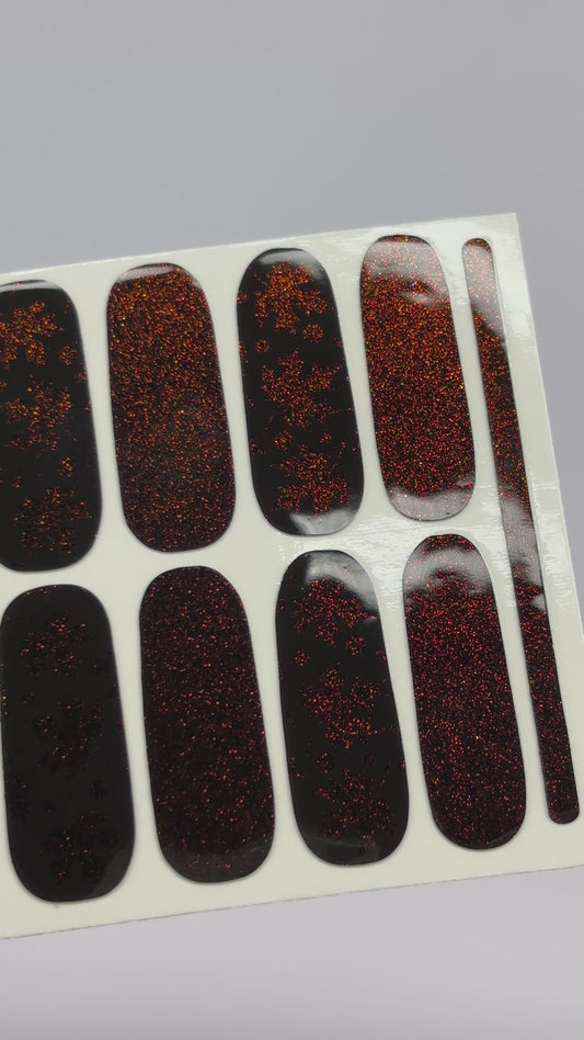 Mystic Maple Leaf Exclusive Nail Wraps (Color Shift)